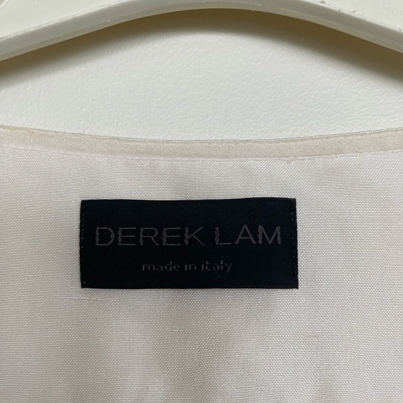 Derek Lam Silk Crop Peplum Top - Picture 2 of 8